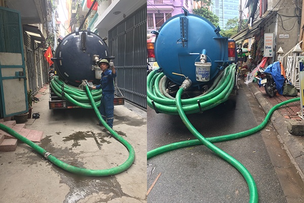 HÌNH ẢNH THI CÔNG HÚT HẦM CẦU TẠI TP.HCM