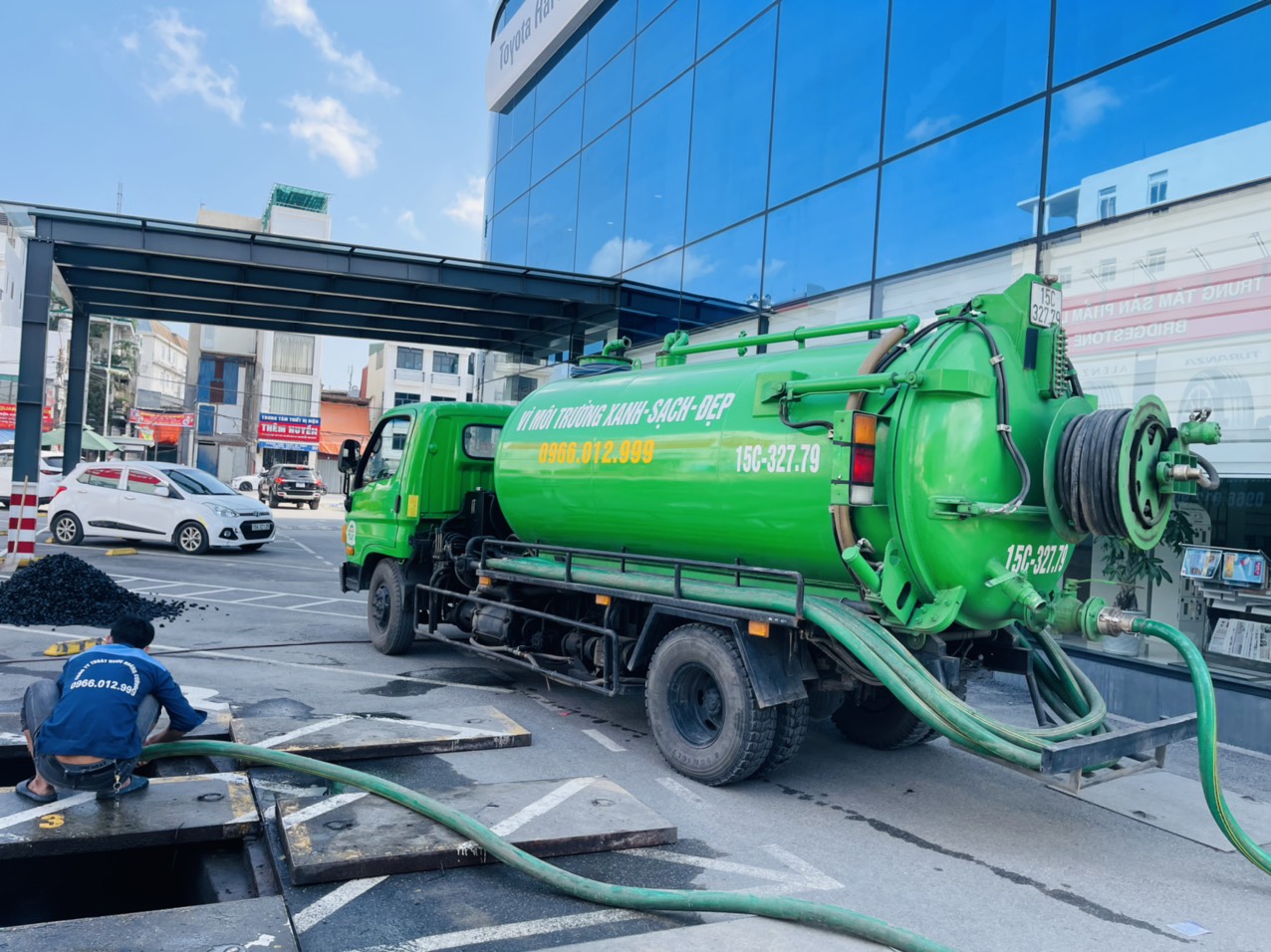 Rút hầm cầu tại Bình Tân