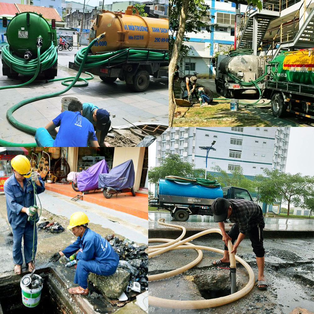 HÌNH ẢNH THI CÔNG HÚT HẦM CẦU TẠI TP.HCM